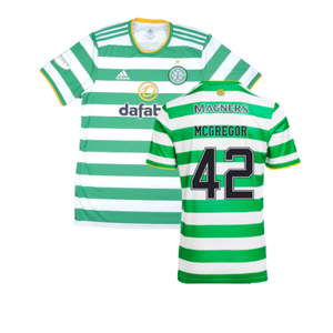 Celtic 2020-21 Home Shirt (L) (Mint) (MCGREGOR 42)_0