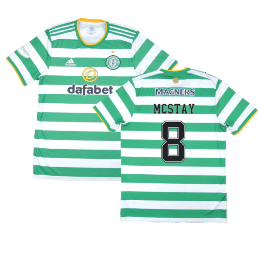 Celtic 2020-21 Home Shirt (XL) (Mint) (MCSTAY 8)_0
