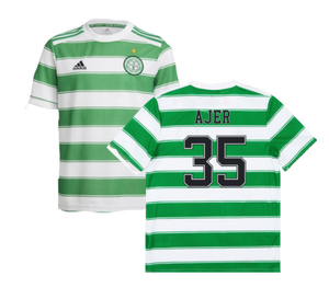 Celtic 2021-22 Home Shirt (Sponsorless) (L) (AJER 35) (Good)_0