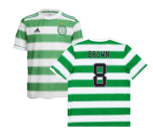 Celtic 2021-22 Home Shirt (Sponsorless) (L) (BROWN 8) (Good)_0