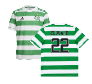 Celtic 2021-22 Home Shirt (Sponsorless) (L) (EDOUARD 22) (Good)_0