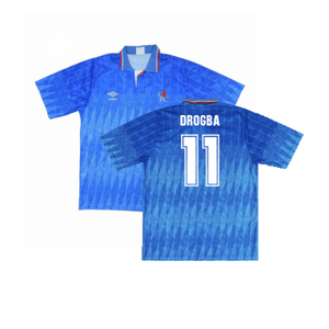 Chelsea 1989-91 Home Shirt (M) (Excellent) (DROGBA 11)_0