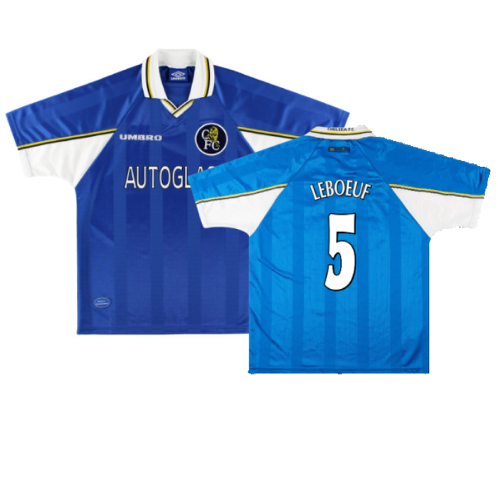 Chelsea 1997-99 Home Shirt (XL) (Excellent) (Leboeuf 5)