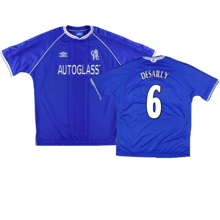 Chelsea 1999-01 Home (XL) (Excellent) (Desailly 6)