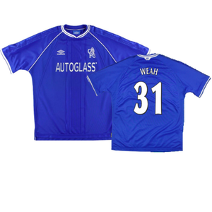 Chelsea 1999-01 Home (XL) (Excellent) (Weah 31)_0