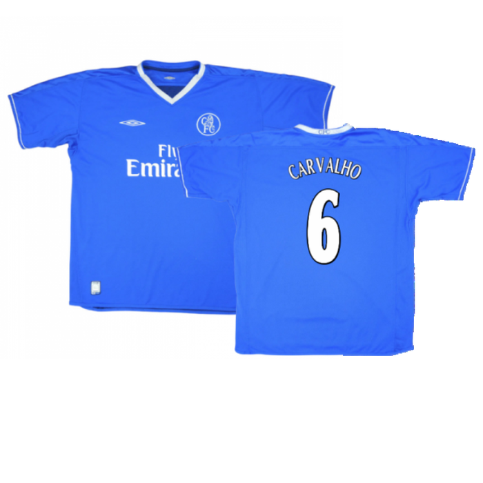 Chelsea 2003-05 Home Shirt (Excellent) (Carvalho 6)