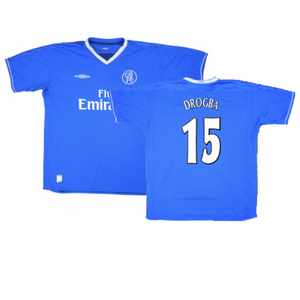 Chelsea 2003-05 Home Shirt (Excellent) (Drogba 15)_0