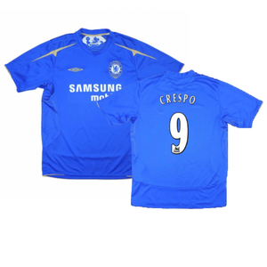 Chelsea 2005-06 Home (XL)  (Crespo 9) (Excellent)_0