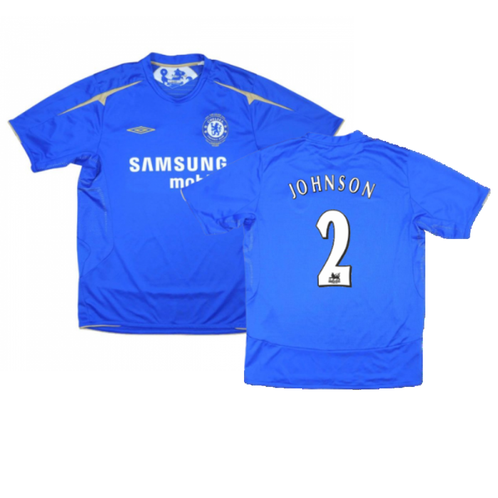 Chelsea 2005-06 Home (XL)  (Johnson 2) (Excellent)