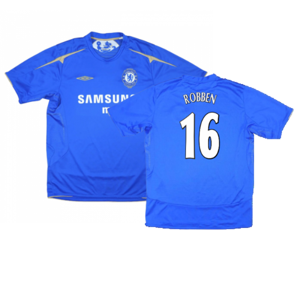 Chelsea 2005-06 Home Shirt (XL) (Excellent) (Robben 16) – Classic