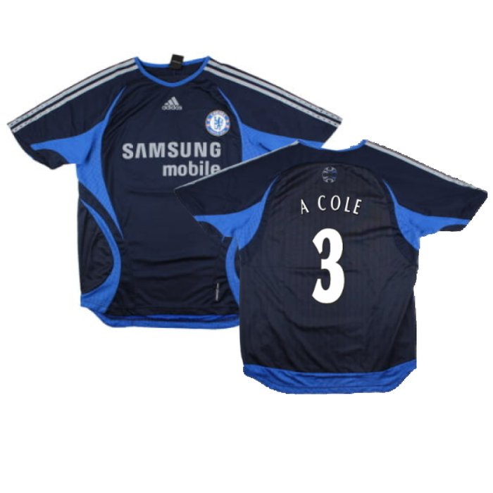 Chelsea 2006-07 Adidas Training Shirt (L) (A Cole 3) (Excellent)