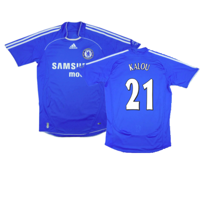 Chelsea 2006-08 Home Shirt (M) (Very Good) (Kalou 21)