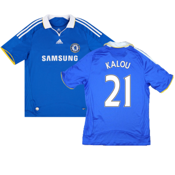 Chelsea 2008-09 Home Shirt (S) (Excellent) (Kalou 21)