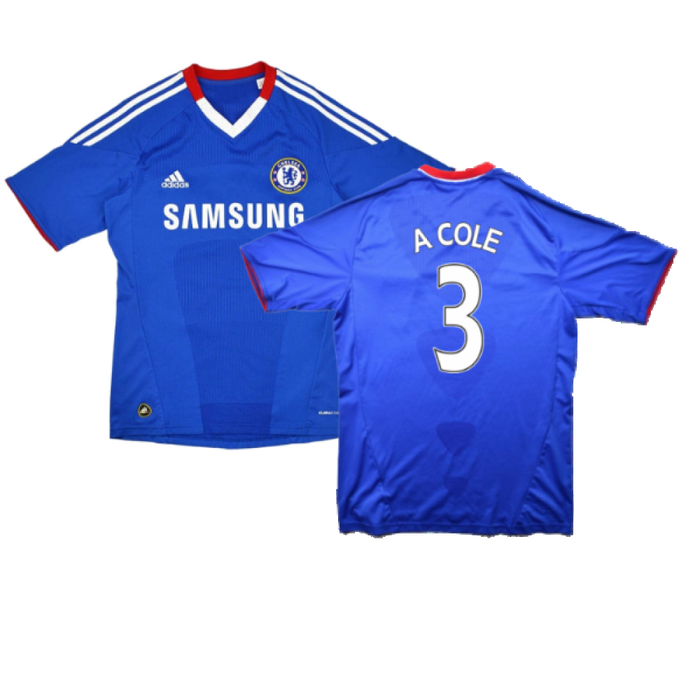 Chelsea 2010-11 Home Shirt (Very Good) (A Cole 3)