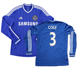 Chelsea 2013-14 Long Sleeve Home Shirt (S) (Excellent) (Cole 3)_0