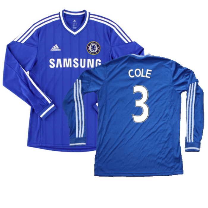 Chelsea 2013-14 Long Sleeve Home Shirt (S) (Excellent) (Cole 3)