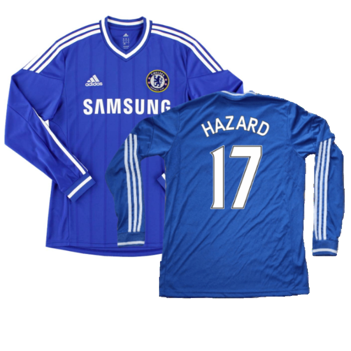 Chelsea 2013-14 Long Sleeve Home Shirt (S) (Excellent) (Hazard 17)