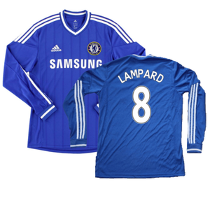 Chelsea 2013-14 Long Sleeve Home Shirt (S) (Excellent) (Lampard 8)_0