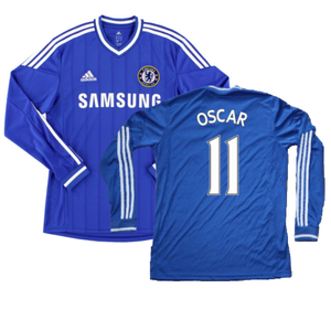 Chelsea 2013-14 Long Sleeve Home Shirt (S) (Excellent) (Oscar 11)_0