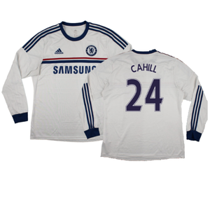 Chelsea 2013-14 Long Sleeve Away Shirt (L) (Very Good) (Cahill 24)_0