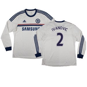 Chelsea 2013-14 Long Sleeve Away Shirt (L) (Very Good) (Ivanovic 2)_0