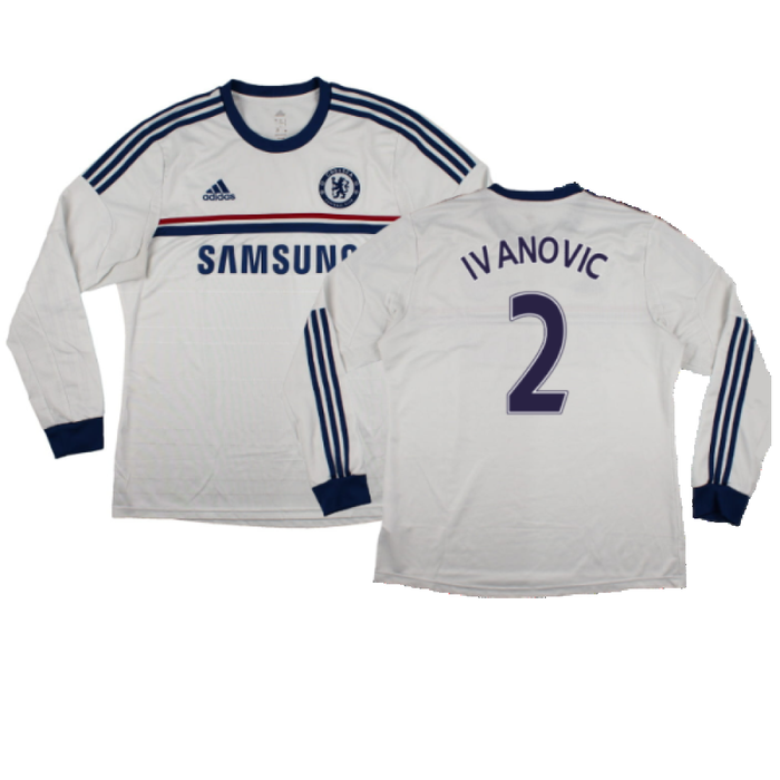 Chelsea 2013-14 Long Sleeve Away Shirt (L) (Very Good) (Ivanovic 2)