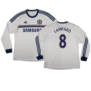 Chelsea 2013-14 Long Sleeve Away Shirt (L) (Very Good) (Lampard 8)_0