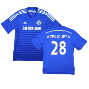 Chelsea 2014-15 Home Shirt (XL) (Azpilicueta 28) (Good)_0