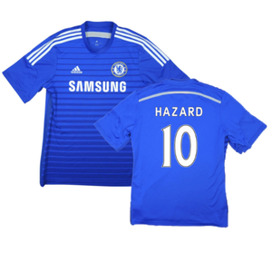 Chelsea 2014-15 Home Shirt (Womens L 1) (Hazard 10) (Good)_0