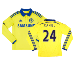 Chelsea 2014-15 Long Sleeve Away Shirt (L) (Very Good) (Cahill 24)_0