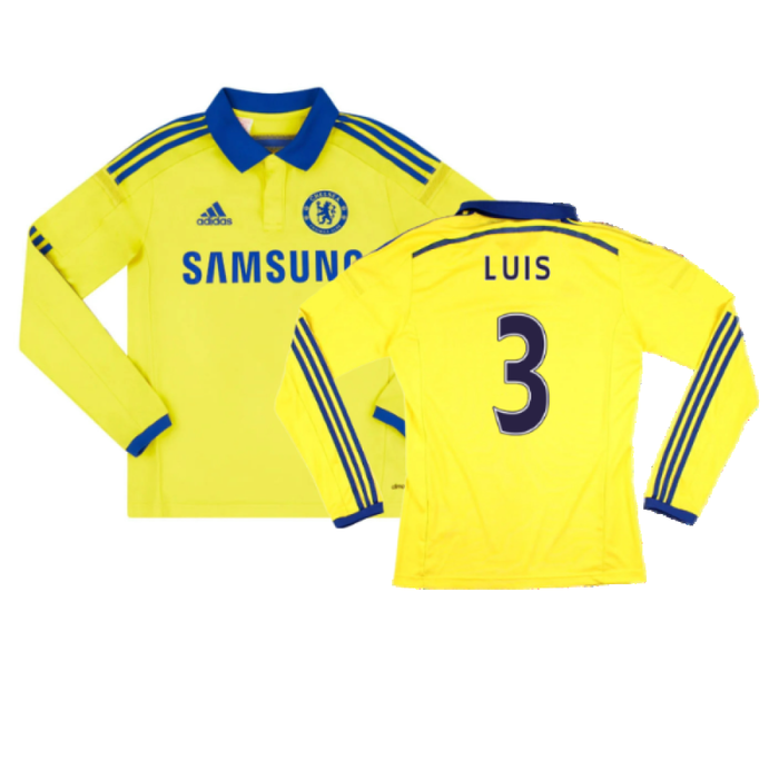 Chelsea 2014-15 Long Sleeve Away Shirt (L) (Very Good) (Luis 3)