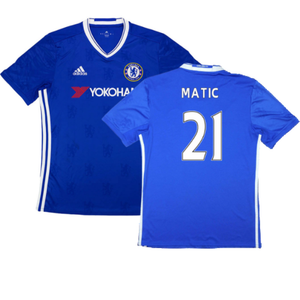 Chelsea 2016-17 Home Shirt (S) (Excellent) (Matic 21)_0