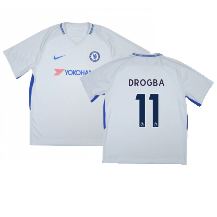 Chelsea 2017-18 Away Shirt (XLB) (Very Good) (Drogba 11)