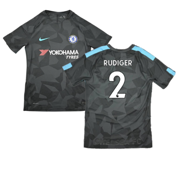 Chelsea 2017-18 Third Shirt (M) (Rudiger 2) (Excellent)