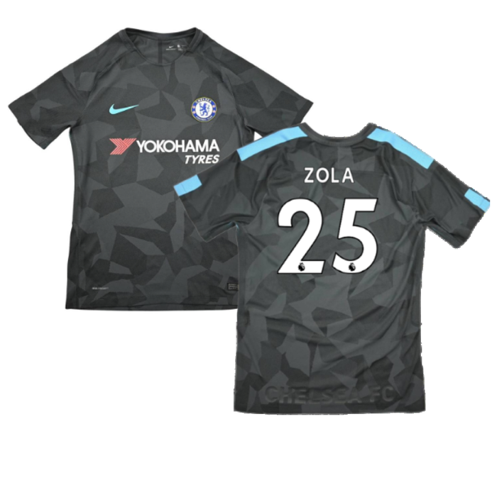 Chelsea 2017-18 Third Shirt (M) (Zola 25) (Excellent)