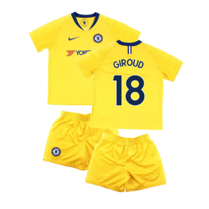 Chelsea 2018-19 Away Mini Kit (4-5y) (Giroud 18) (Very Good)_0