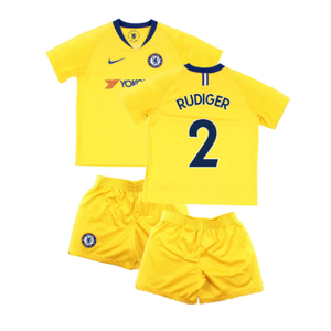 Chelsea 2018-19 Away Mini Kit (4-5y) (Rudiger 2) (Very Good)_0