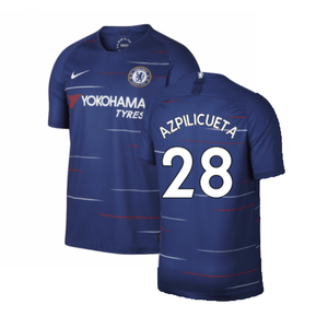 Chelsea 2018-19 Home Shirt (S) (Mint) (Azpilicueta 28)_0