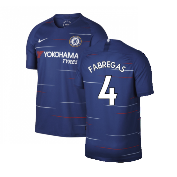 Chelsea 2018-19 Home Shirt (S) (Mint) (Fabregas 4)