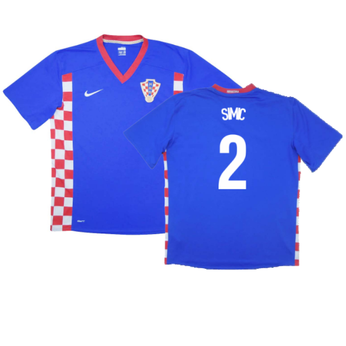 Croatia 2008-10 Away (Excellent) (Simic 2)