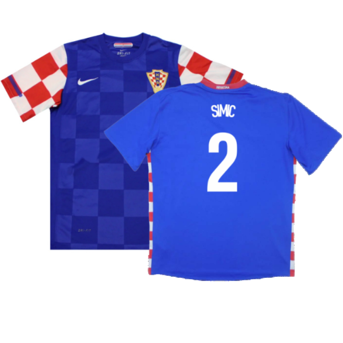 Croatia 2008-2010 Away Shirt (Excellent) (Simic 2)