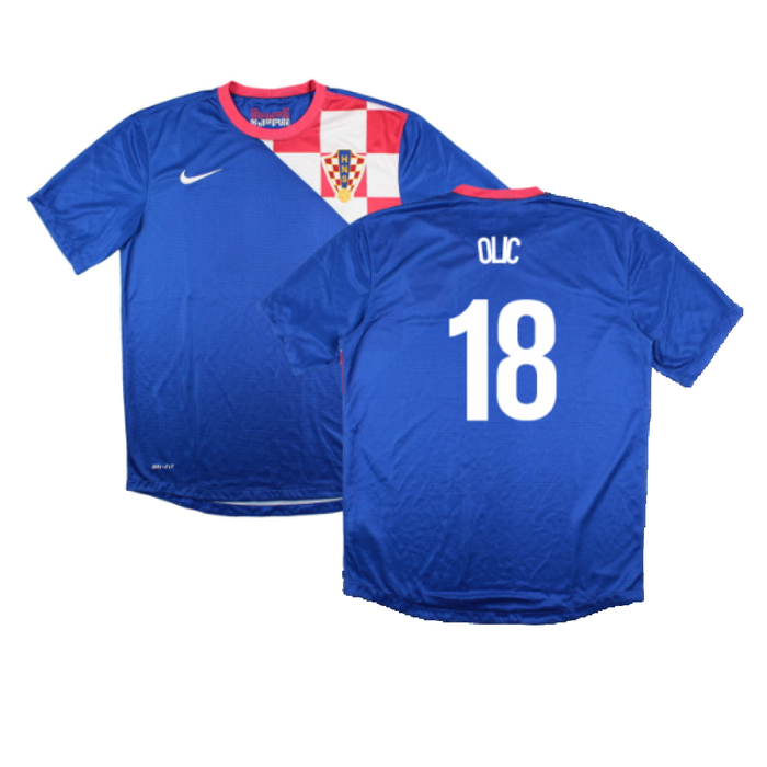 Croatia 2012-14 Away Shirt (S) (Very Good) (Olic 18)