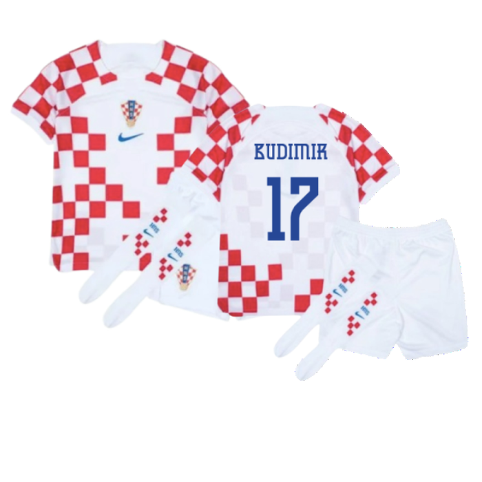 Croatia 2022-2023 Home Mini Kit (6-7y) (BNWT) (Budimir 17)