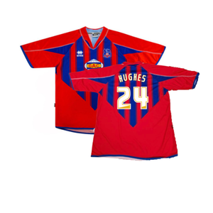 Crystal Palace 2007-08 Home Shirt (S) (Good) (Hughes 24)_0