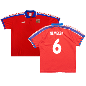 Czech Republic 1996-98 Home Shirt (Very Good) (Nemecek 6)_0