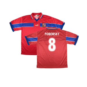 Czech Republic 1998-00 Home Shirt (XL) (Good) (Poborsky 8)_0