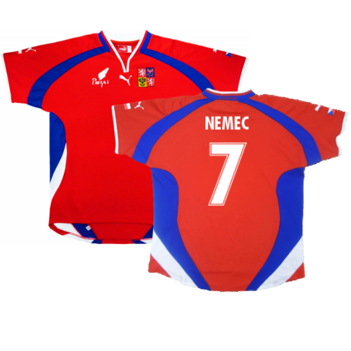 Czech Republic 2000-02 Home Shirt (XL) (Very Good) (Nemec 7)