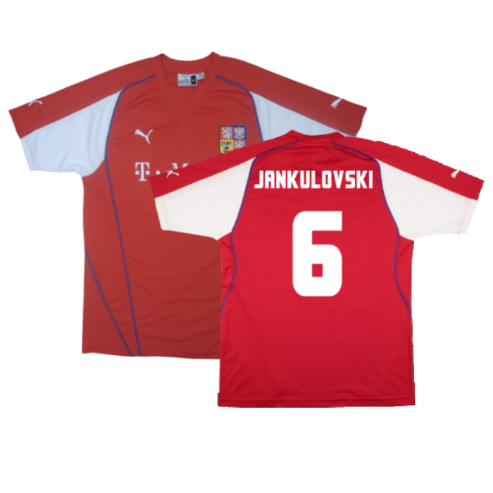 Czech Republic 2003-04 Home Shirt (L) (Good) (Jankulovski 6)