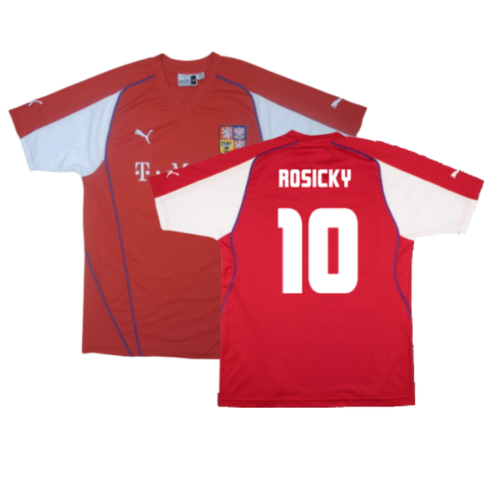 Czech Republic 2003-04 Home Shirt (Excellent) (Rosicky 10)