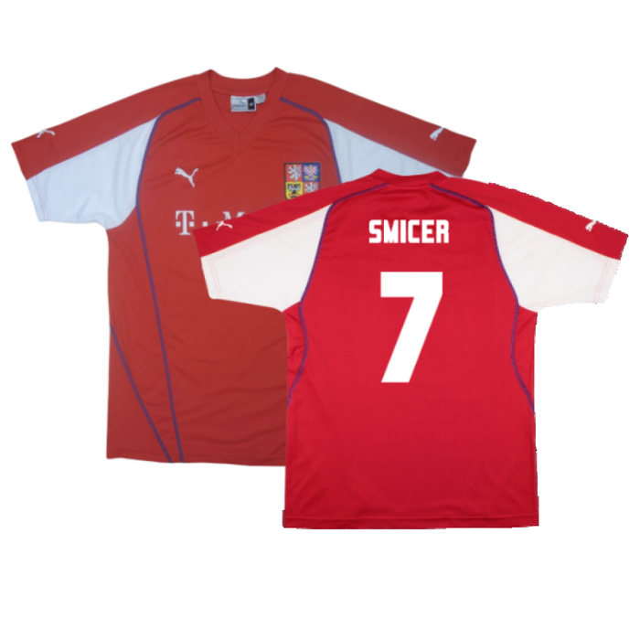 Czech Republic 2003-04 Home Shirt (Very Good) (Smicer 7)